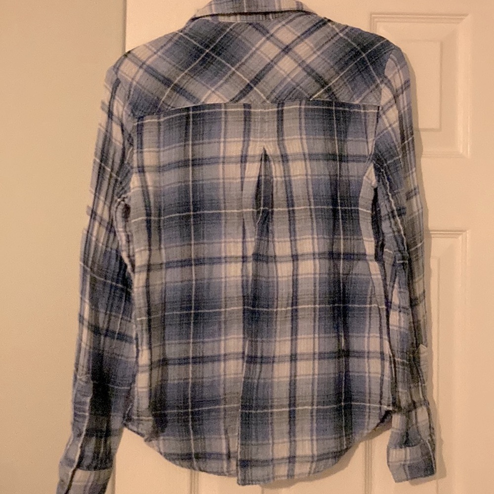 Cloth & stone cotton plaid shirt - Picture 6 of 9